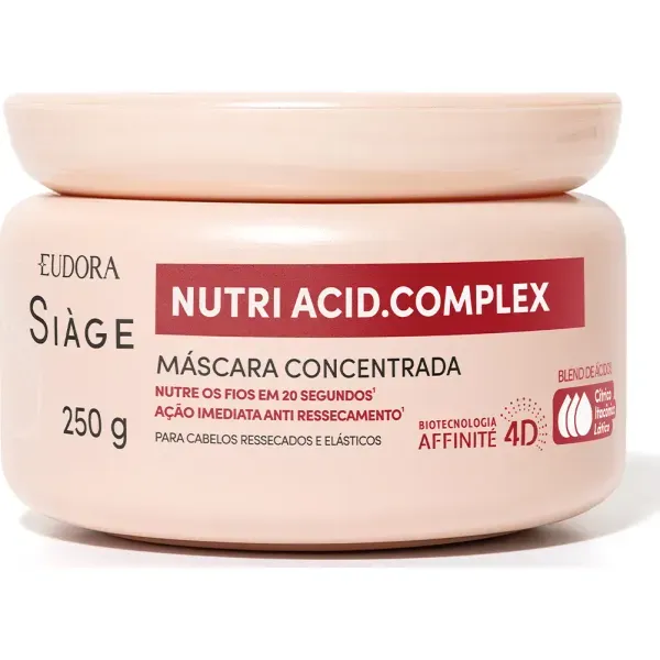 15998 - Mascara Capilar Concentrada Siage Nutri Acid.Complex 250g Eudora 15998 - Mascara Capilar Concentrada Siage Nutri Acid.Complex 250g Eudora